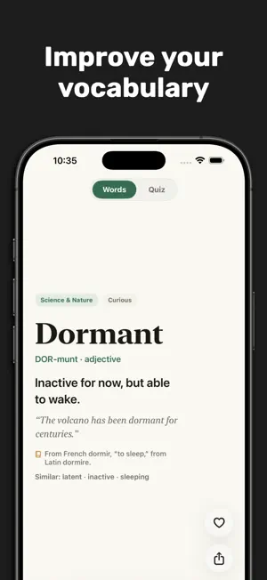 Verbsy: Word of the Day screenshot 1