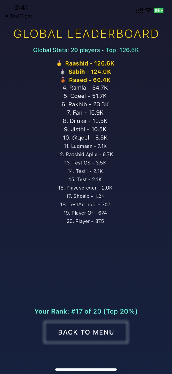 iPhone screenshot