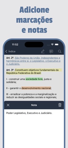 Vade Mecum 2026 Direito Brasil screenshot