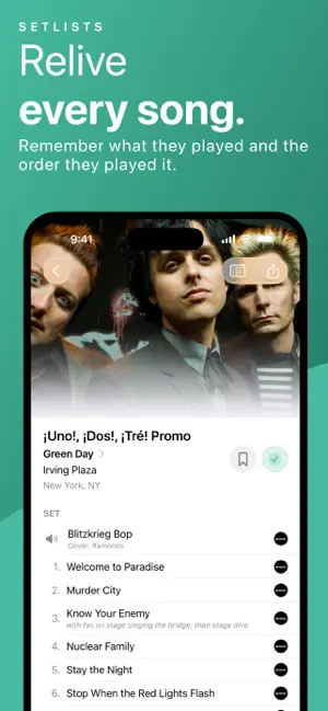 Encore for Setlist.fm screenshot 2
