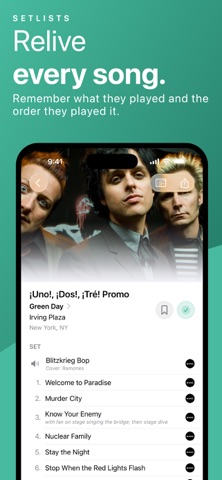 Encore for Setlist.fm Screenshot 2