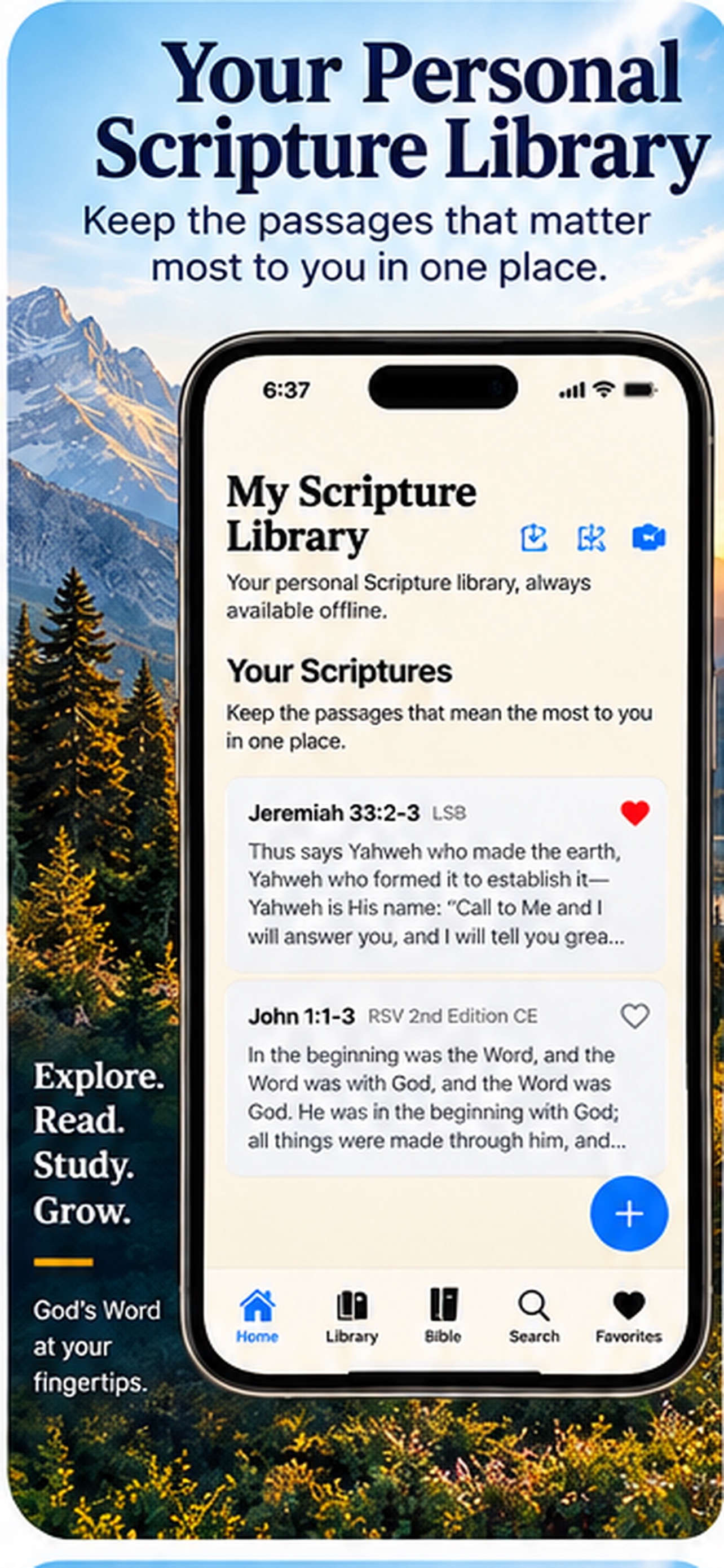 Screenshot 1 of My Scripture Library