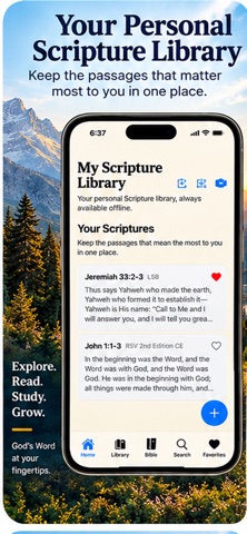 My Scripture Library app screenshot