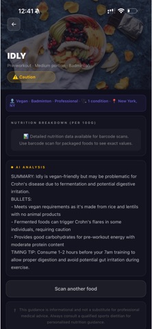 Nutri IQ Food Intelligence screenshot
