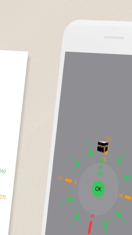 Minimalist Qibla Compass