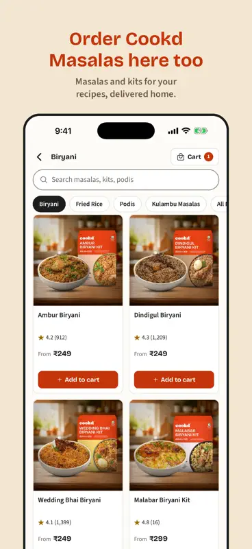 Cookd: Recipes & Masalas screenshot 7 of 7