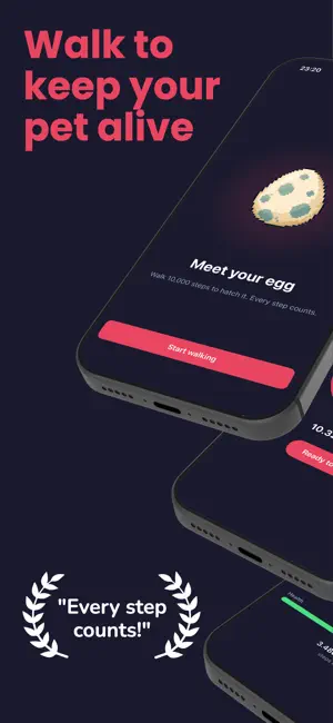 Walkagotchi screenshot 1