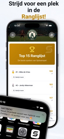 SpitsenSpel iPhone screenshot 3