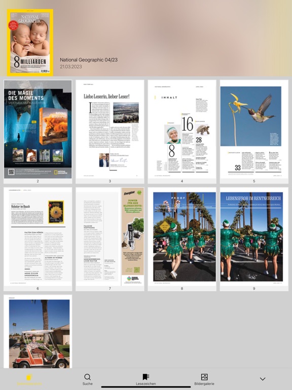National Geographic DE iPad app afbeelding 3