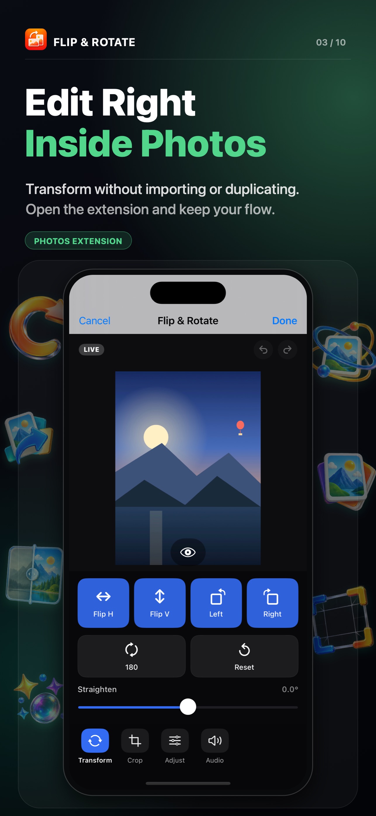 Screenshot 2 of Flip Rotate Live Photos Videos