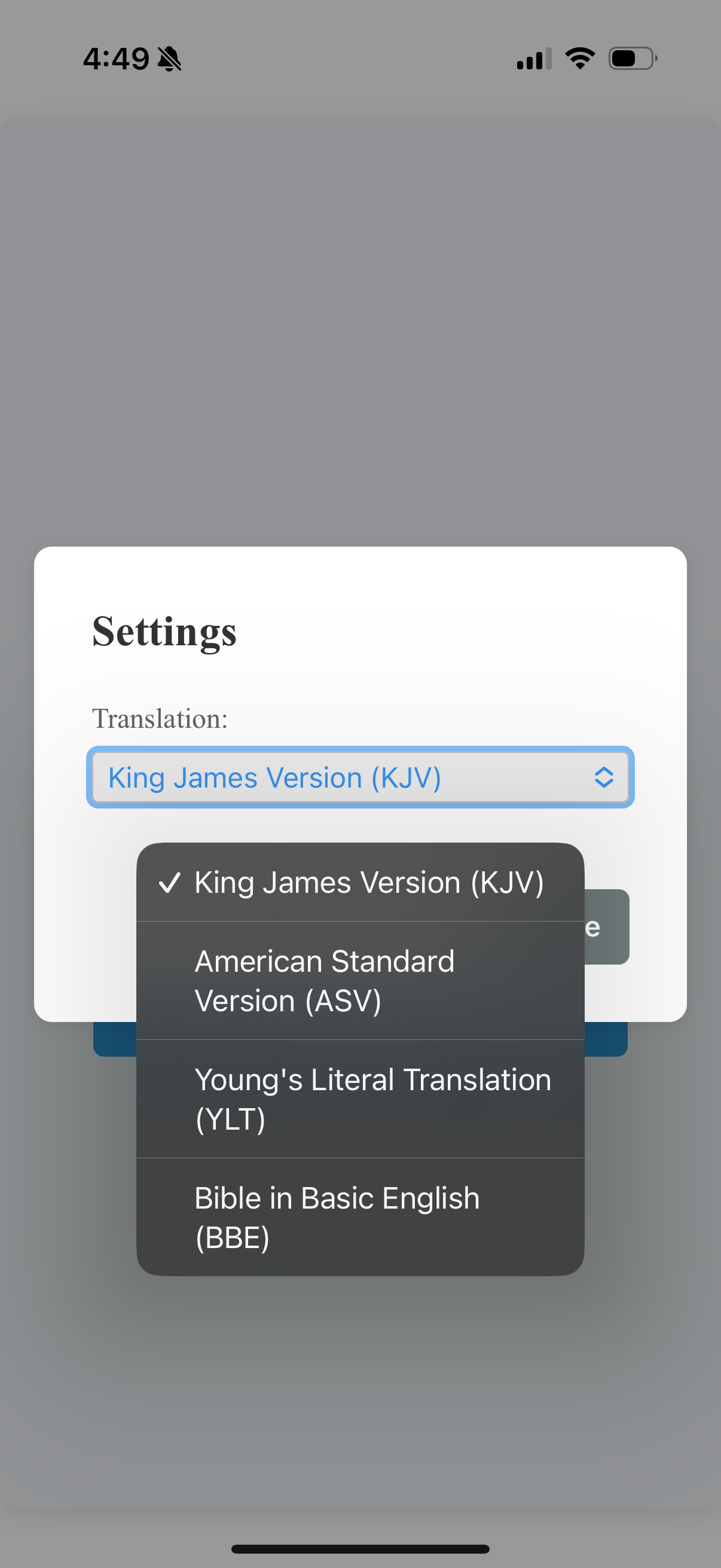 Bible Repair Game