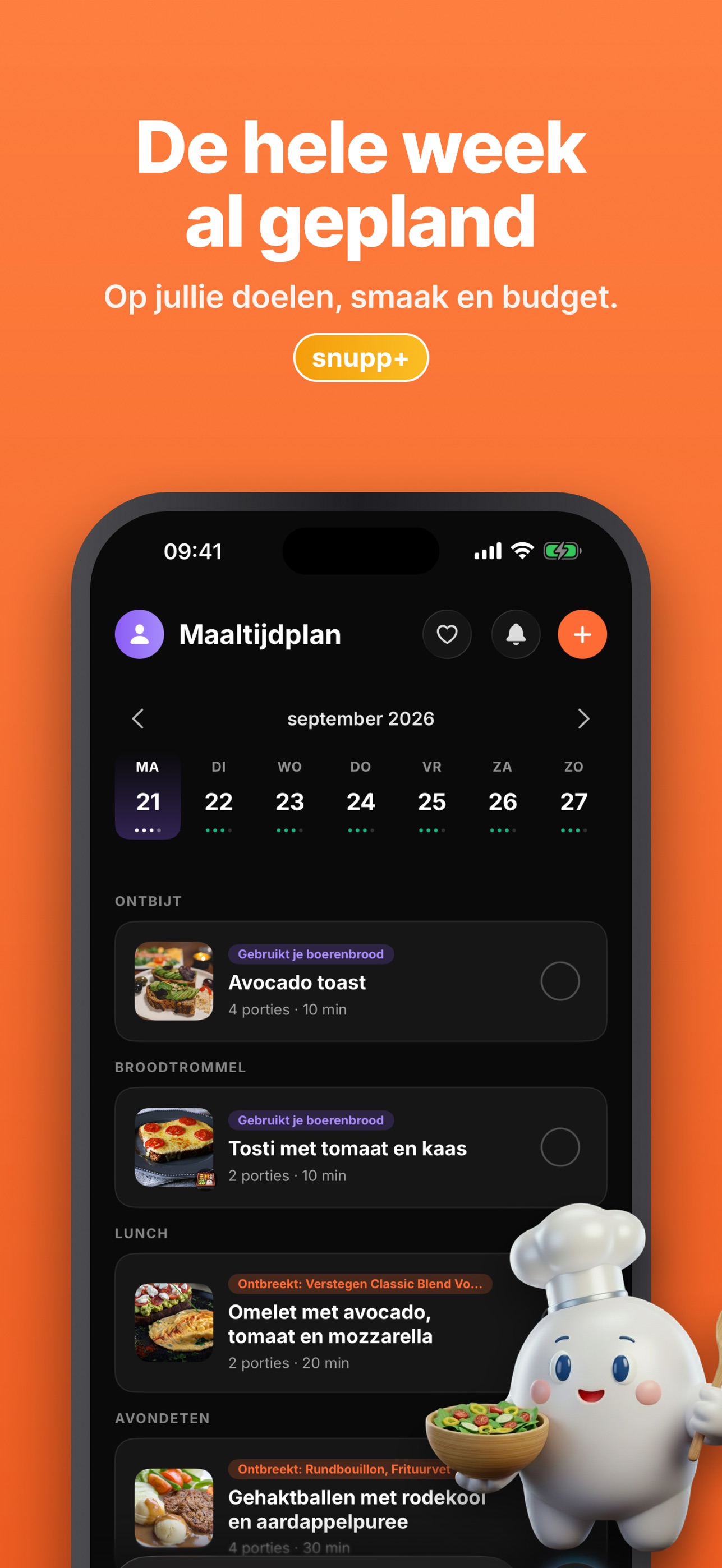 Screenshot 5 of snupp: Weekmenu & Boodschappen