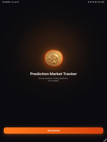 Prediction Market Tracker iPad screenshot