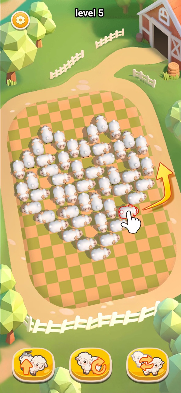 Sheep Dash-Farm Animal Escape iOS Mod IPA screenshot 4 - iOS game interface