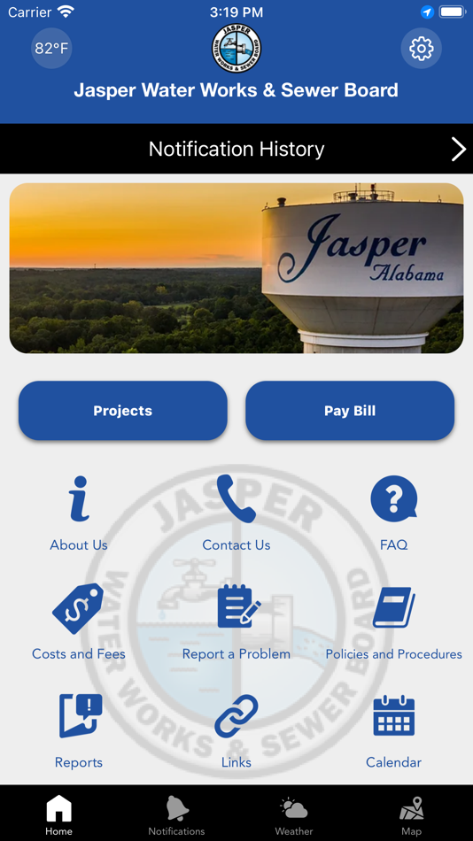 #1. Jasper Water Works (iOS) 由: Japer Waterworks & Sewer Board, Inc.