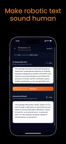 Humanize AI-Humanizer Screenshot 1 of 4