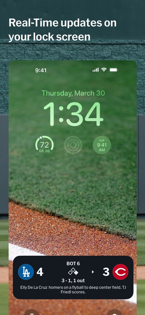 MLB - Lock Screen Updates