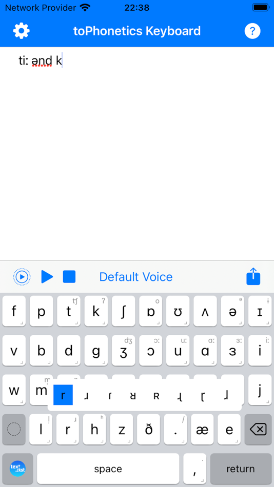 #3. toPhonetics IPA Keyboard (iOS) 由: Mu-sonic