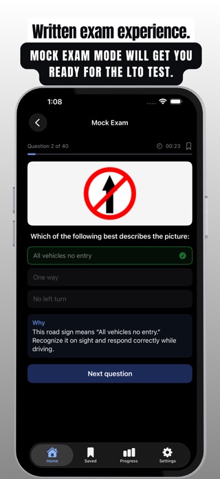 LTO Driver's License Exam Test screenshot 3