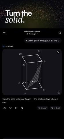 Resolve AI: Homework Helper iPhone screenshot