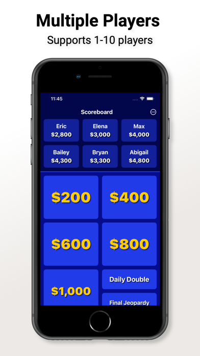 Score Tracker for Jeopardy! Screenshot