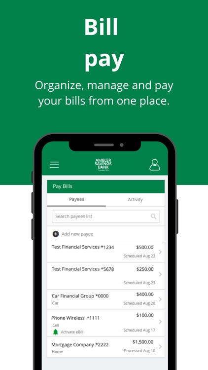 Ambler Savings Bank Mobile App screenshot-6