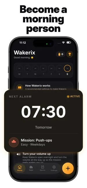 Wakerix | Wake up, now! screenshot 1