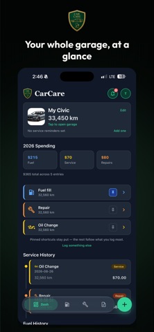 CarCare - The Car App Screenshot 2 of 6