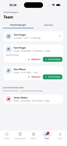 WorkTime for Nextcloud — Screenshot 4