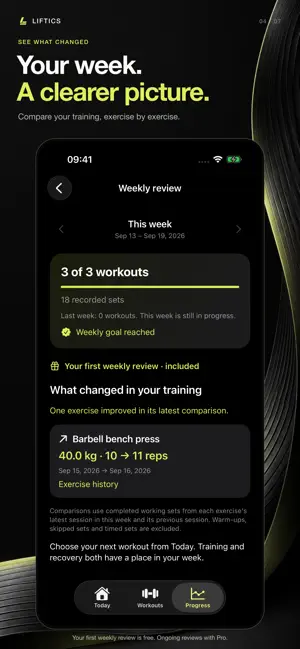 Liftics: Gym Workout Tracker screenshot 4