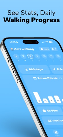 start walking - app blocker screenshot