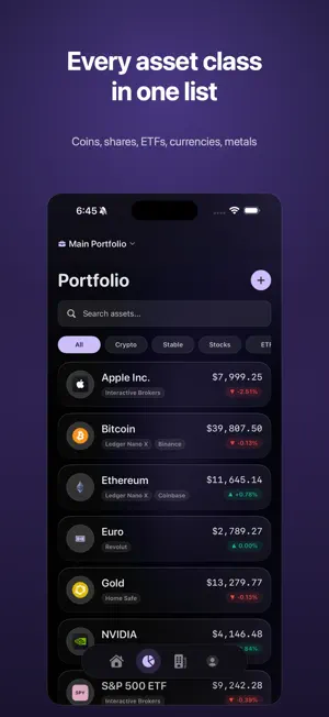 Portfolia: All-in-One Tracker screenshot 2