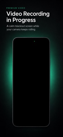 BlackOut: Black Screen Camera iPhone screenshot
