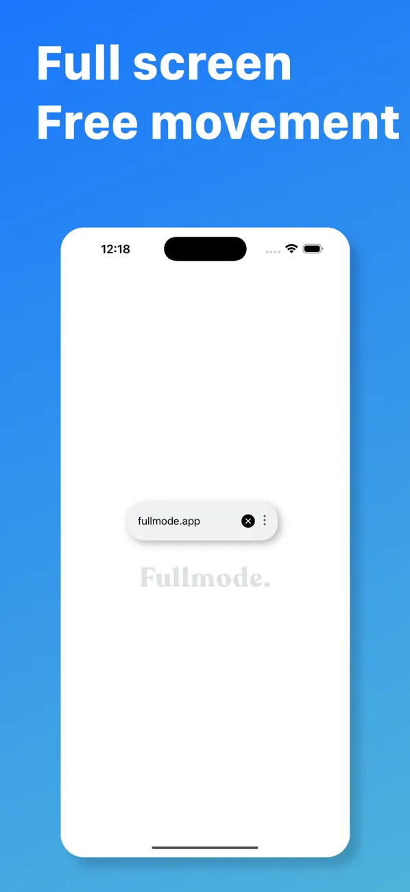 Fullmode: Minimal Browser 截图 2