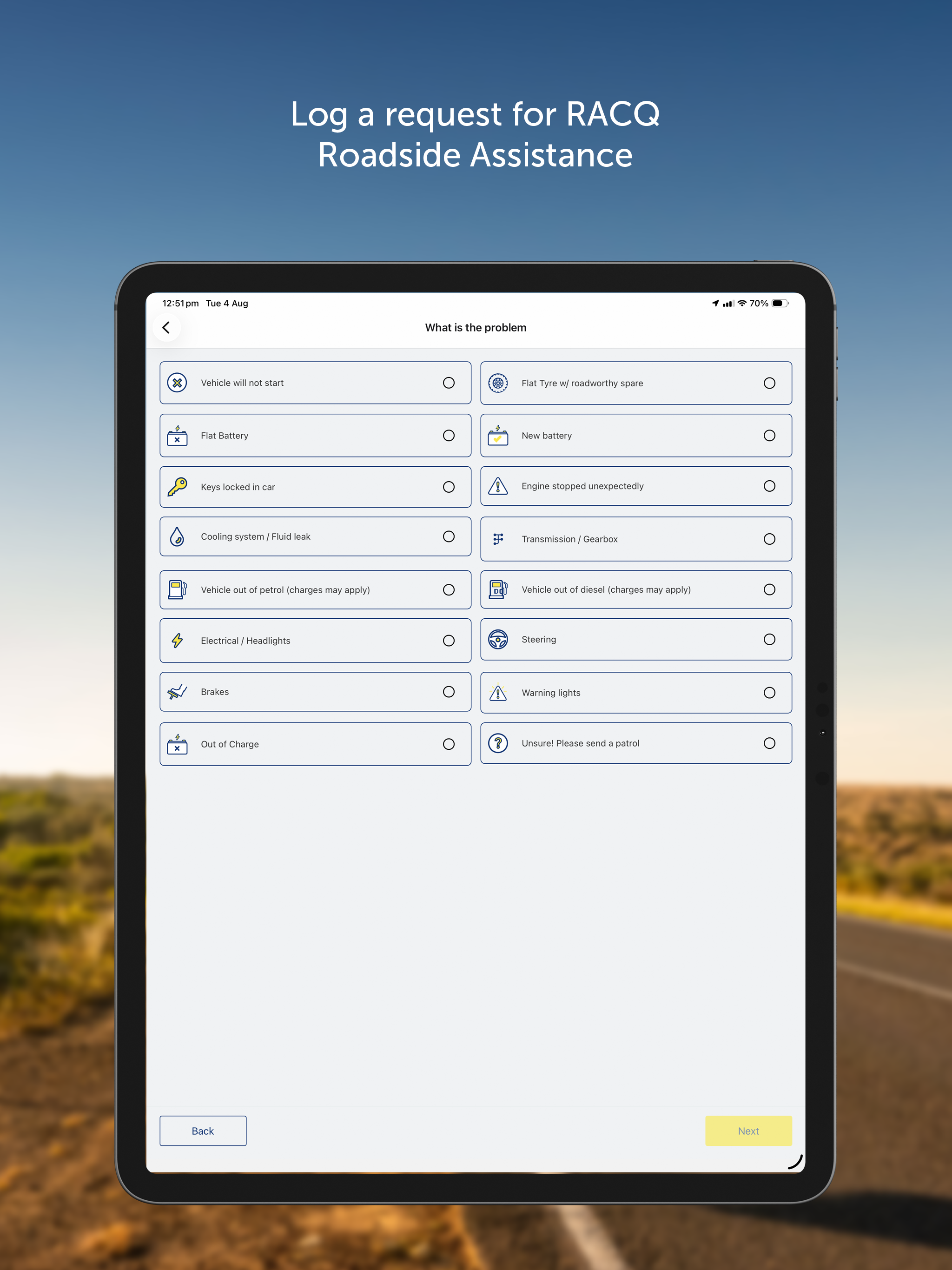 RACQ Roadside Assistance screenshot 7