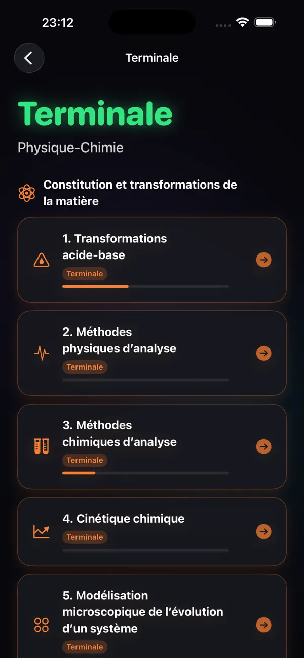 Screenshot #3 pour Orbite Physique‑Chimie