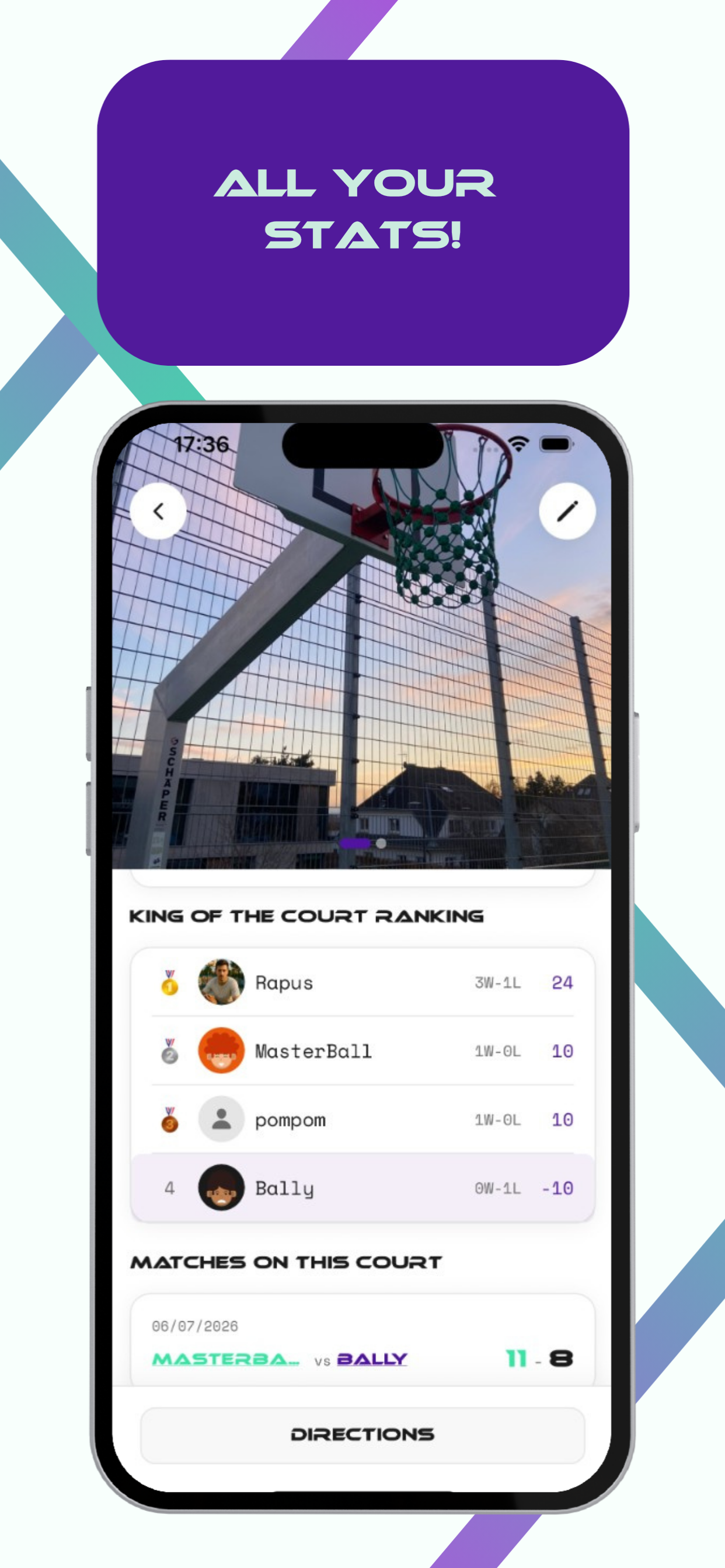 Court Clash app screenshot 4
