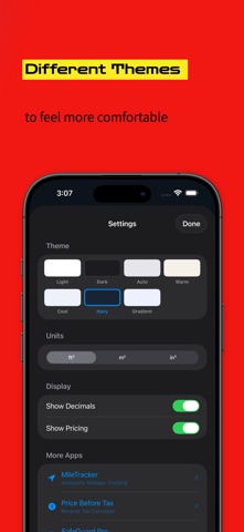 AreaCalc Pro: Sq Ft Calculator iPhone screenshot