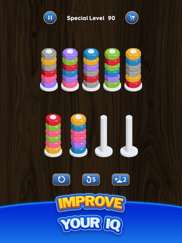 Nut Sort: Color Puzzle Games iPad screenshot