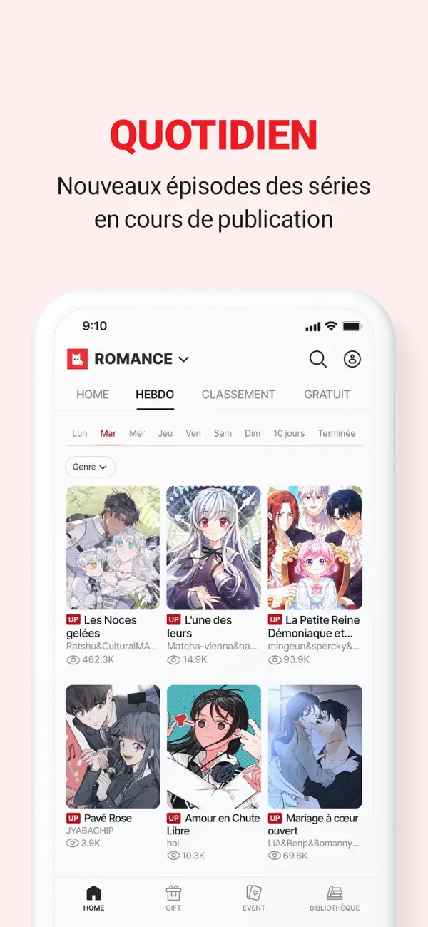 Screenshot #3 pour LEZHIN FR