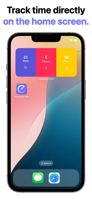 Timetrack mini @ Homescreen screenshot 2