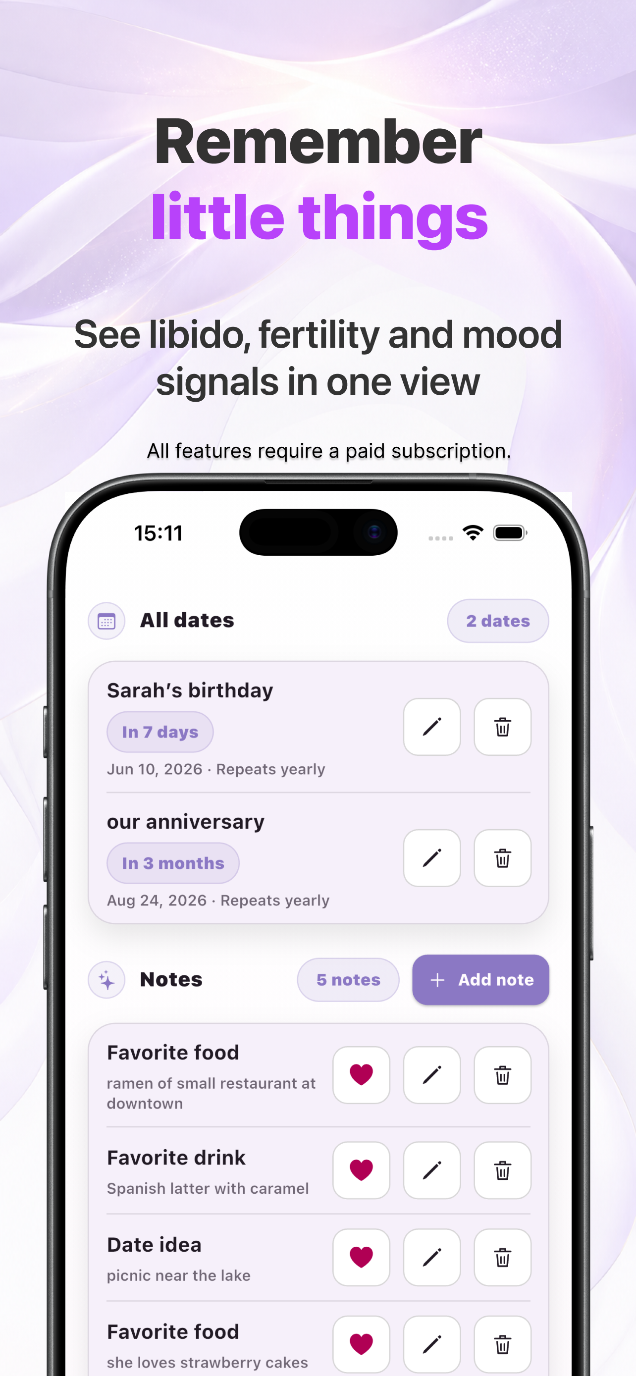 Glitch: Period Tracker For Men screenshot 5