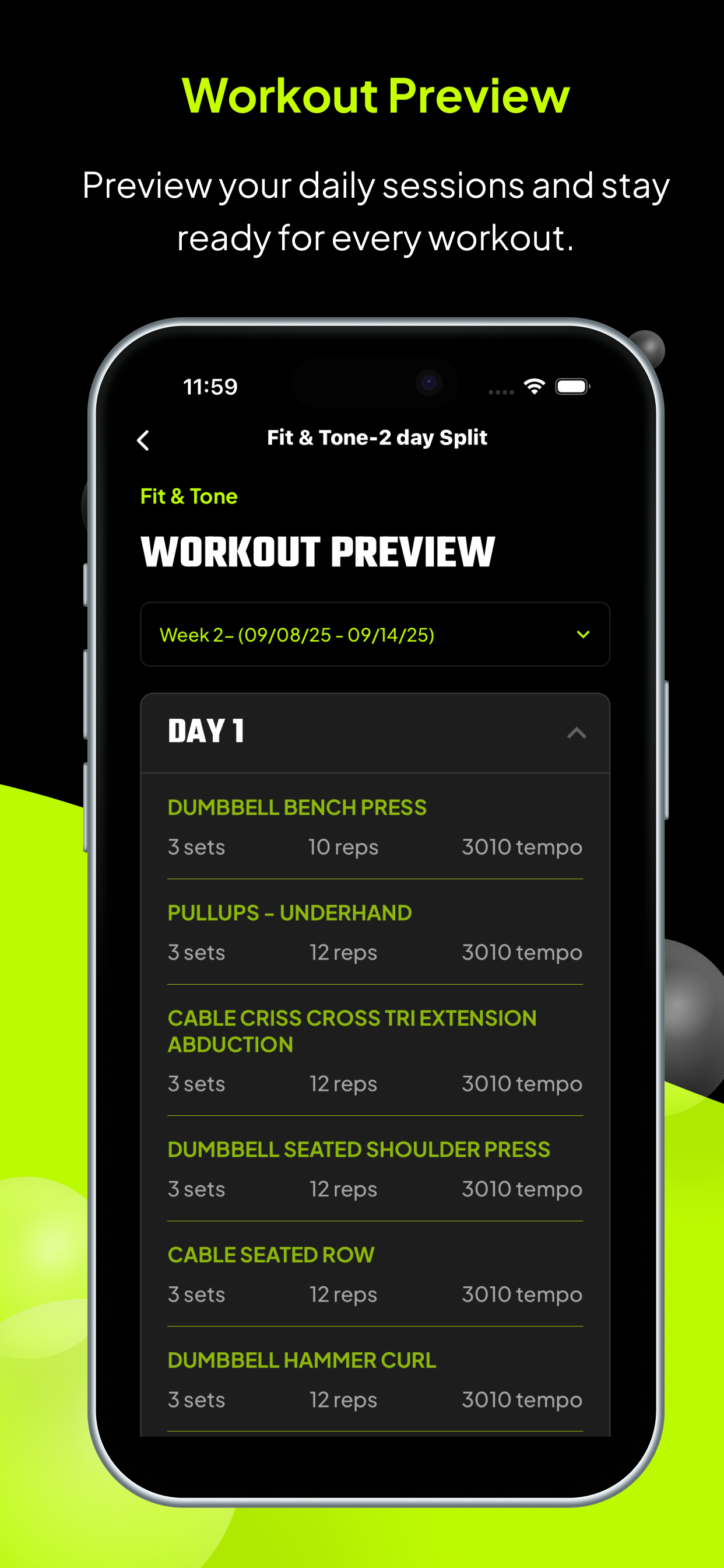 4WRD: 4 Week Workouts