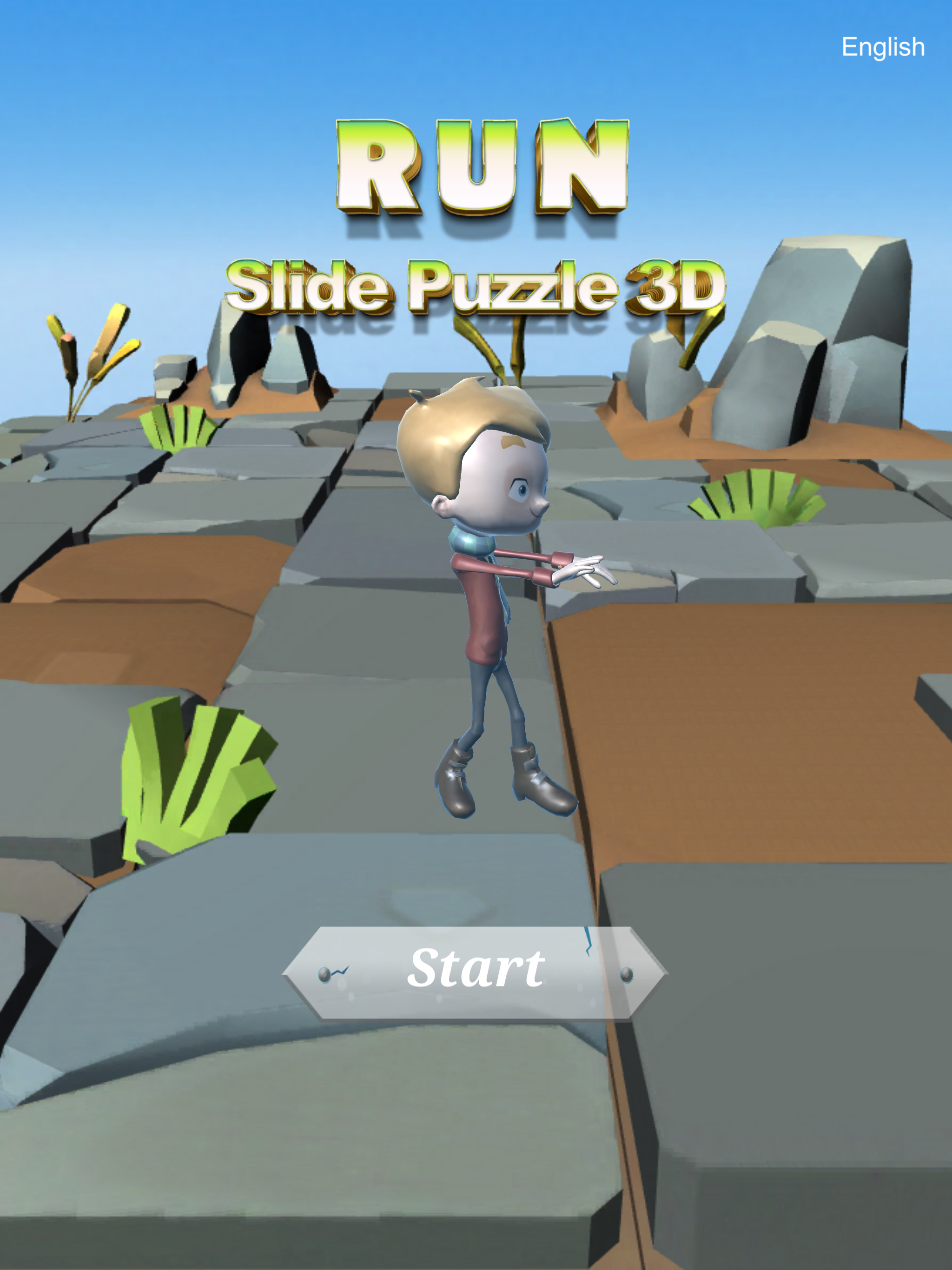 Run - Slide Puzzle 3D