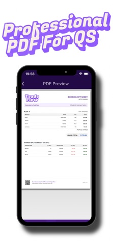 TradeFlow PriceWork Calculator screenshot