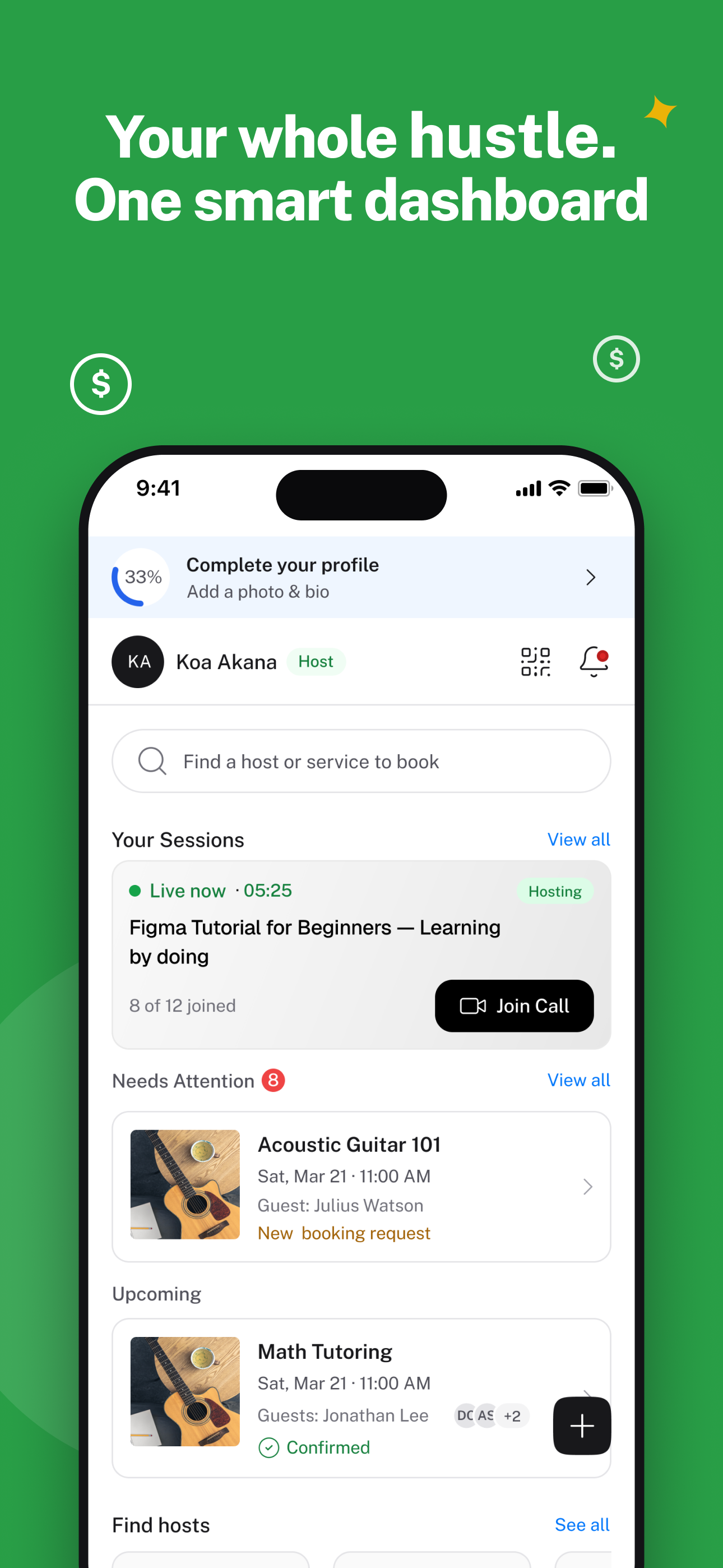 Tellycom: Host, Book, Get Paid screenshot 5