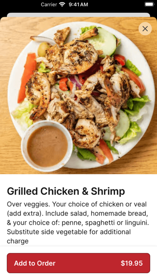 Marinelli's Pizza To Go iPhone screenshot 4 - Food & Drink app