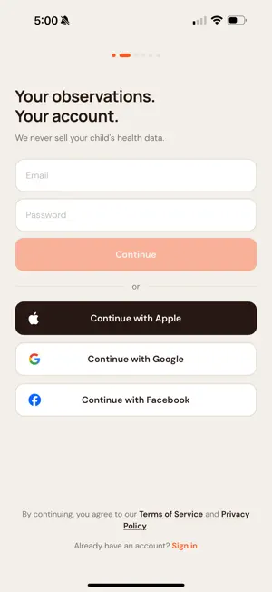 Synthesis Tracker screenshot 2