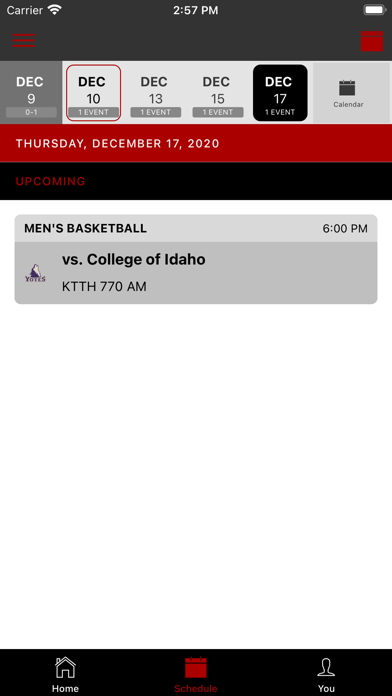 Seattle U Athletics Screenshot