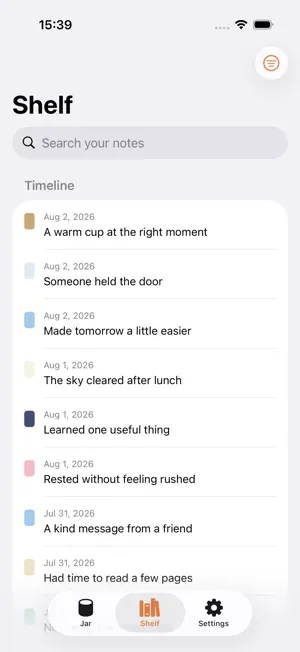 Good Things Jar — Shake Memory screenshot 2